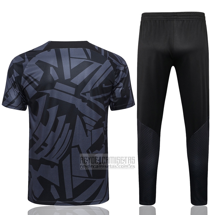 Chandal del Paris Saint-Germain Manga Corta 2022-2023 Gris